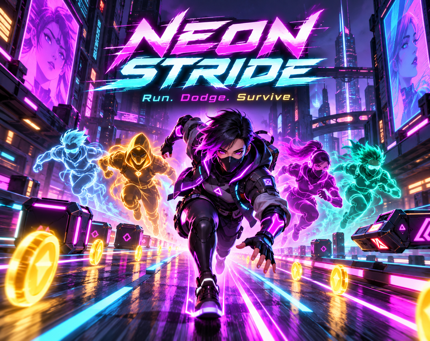 Cover image for Neon Stride