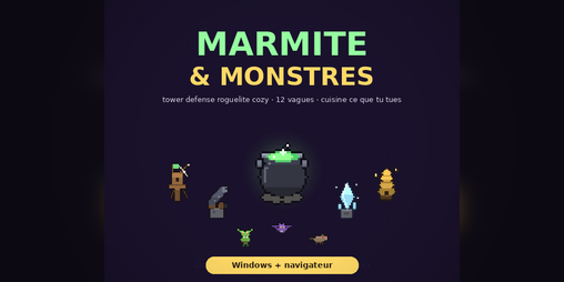 Cover image for Marmite & Monstres
