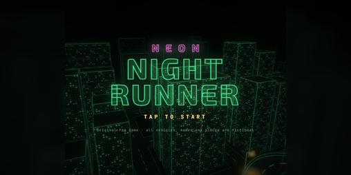 Cover image for NEON NIGHT RUNNER