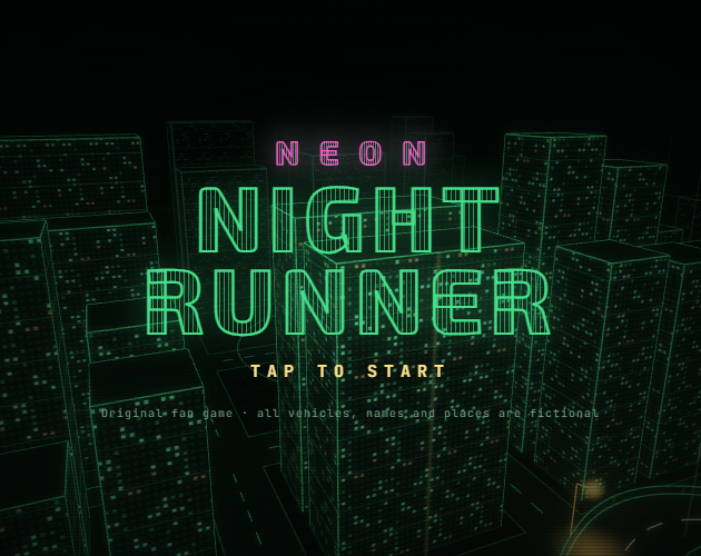 Cover image for NEON NIGHT RUNNER