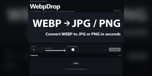 Cover image for WebpDrop