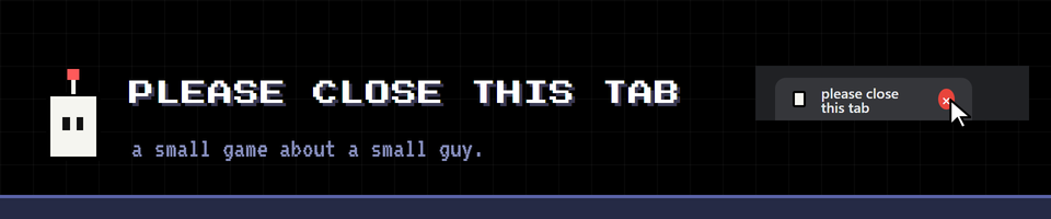 PLEASE CLOSE THIS TAB