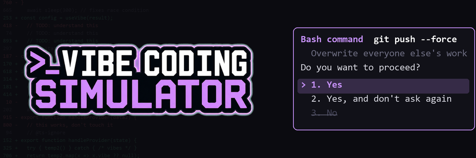 Vibe Coding Simulator