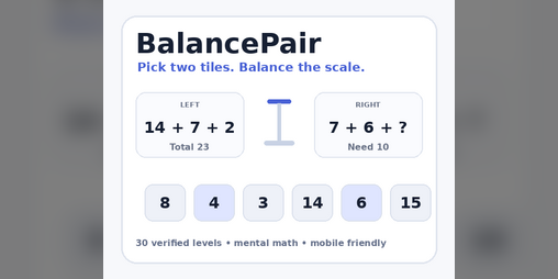 Cover image for BalancePair