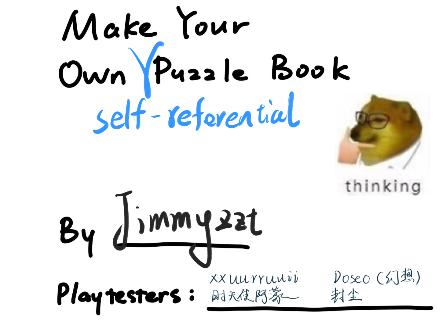 Cover image for Made My Own Self-Referential Puzzle Book