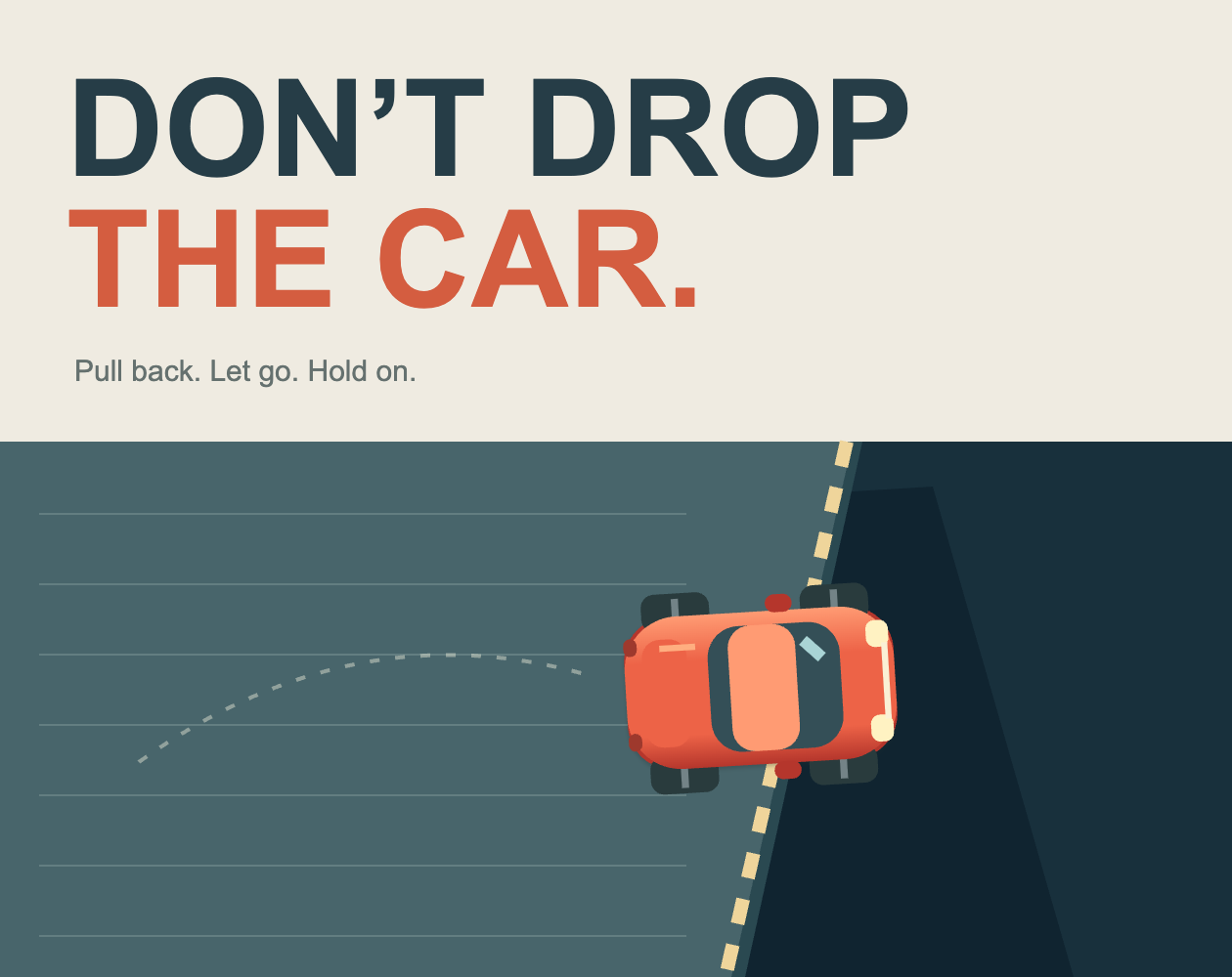 Don't Drop the Car cover