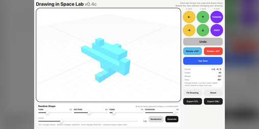 Cover image for Drawing in Space Lab