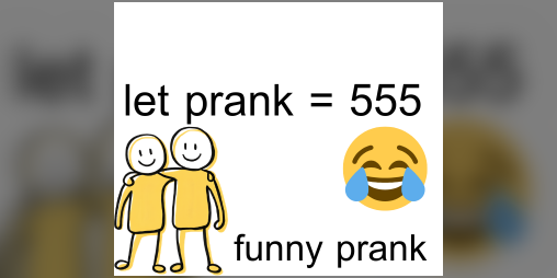 Cover image for let prank = 555