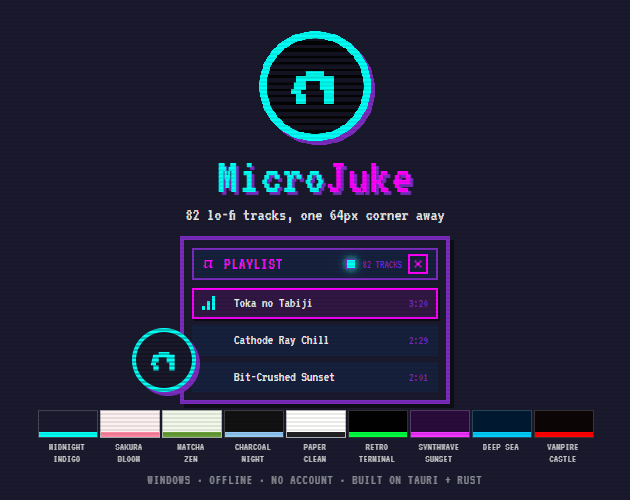 Cover image for MicroJuke: Lo-fi in the corner