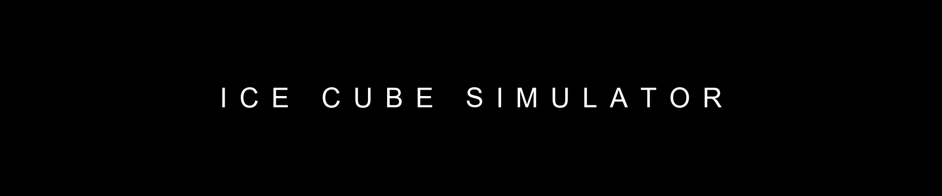 Ice Cube Simulator