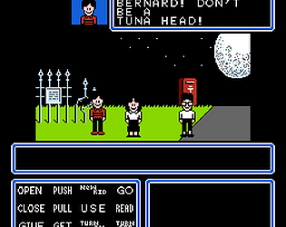 Maniac Mansion Famicom English ROM Hack