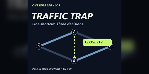 Cover image for Traffic Trap — One Rule Lab