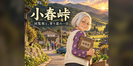 Cover image for 小春峠 — 回覧板と、寄り道の一日