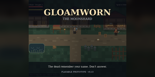 Cover image for GLOAMWORN: The Moonshard