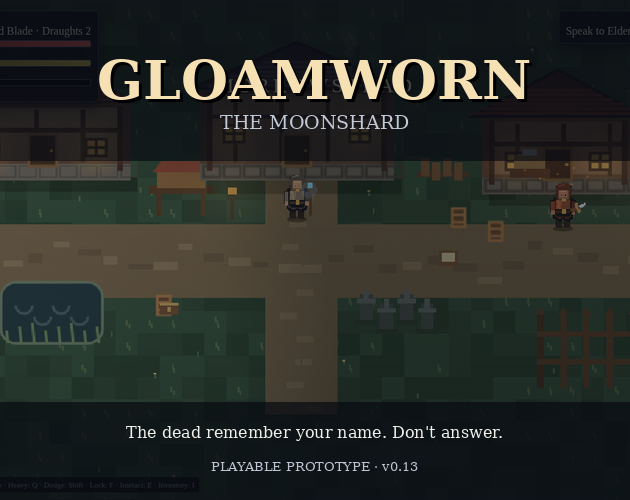 Cover image for GLOAMWORN: The Moonshard