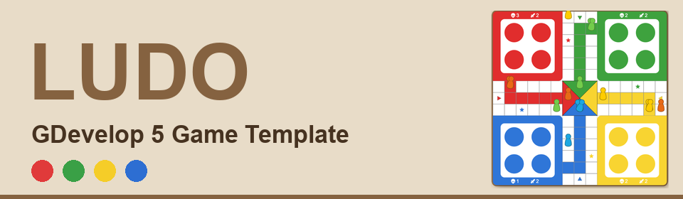 Ludo Game Template for GDevelop
