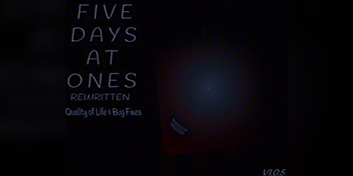 Cover image for Five Days At One's: Rewritten (v1.0.5)