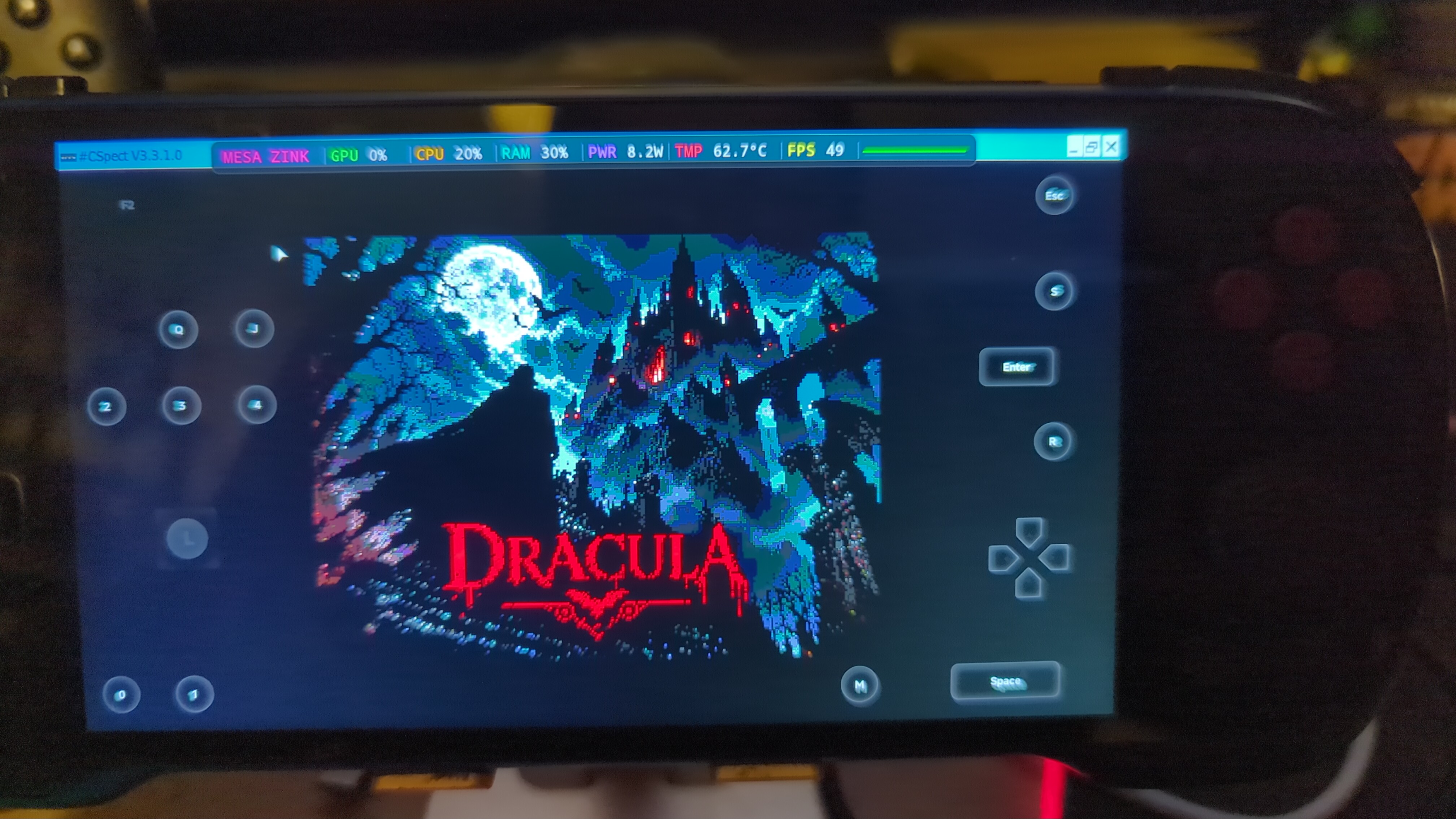 Dracula - ZX Spectrum Next Illustrated Edition by DJSoft