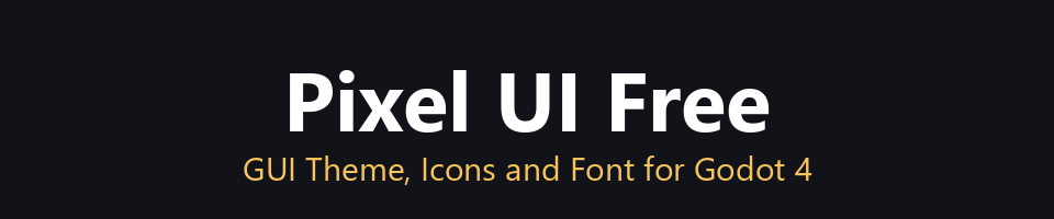 Pixel UI Free - GUI Theme, Icons and Font for Godot 4