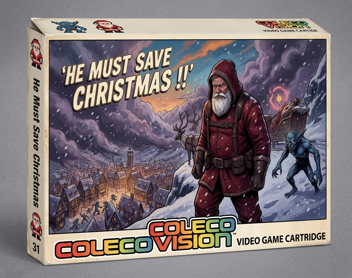 Cover image for Santa must save Christmas