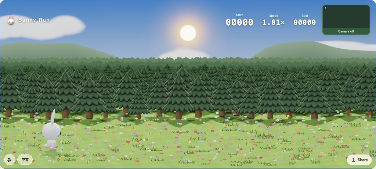Bunny Run — Webcam Motion Game 대표 이미지