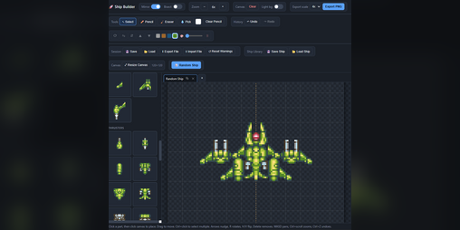 Cover image for Pixel Spaceship Editor