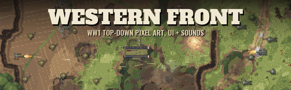Western Front Lite: Free WW1 Top-Down Pixel Art, UI & Sounds