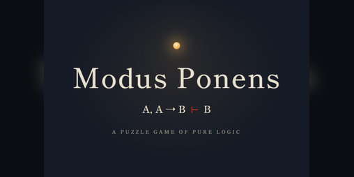 Cover image for Modus Ponens
