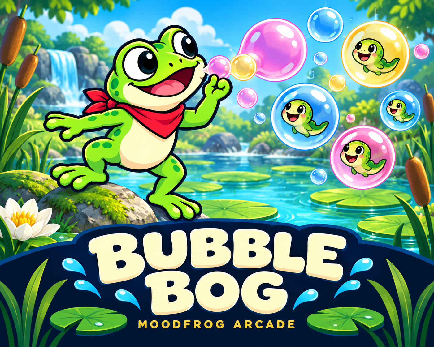 Cover image for Bubble Bog — HTML5 Game Template