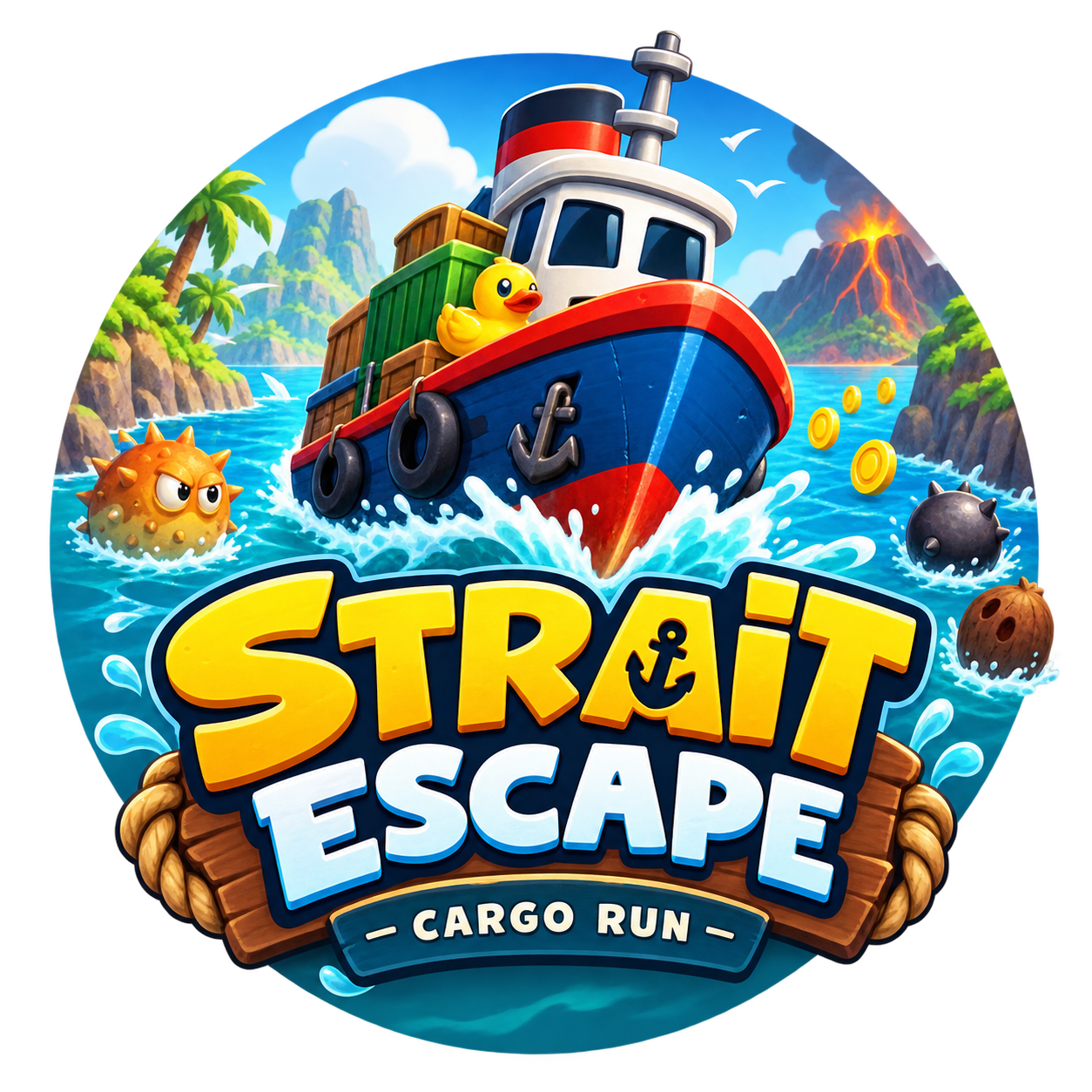 Cover image for Strait Escape: Cargo Run