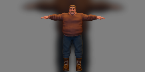 Cover image for 3D Character Rigged