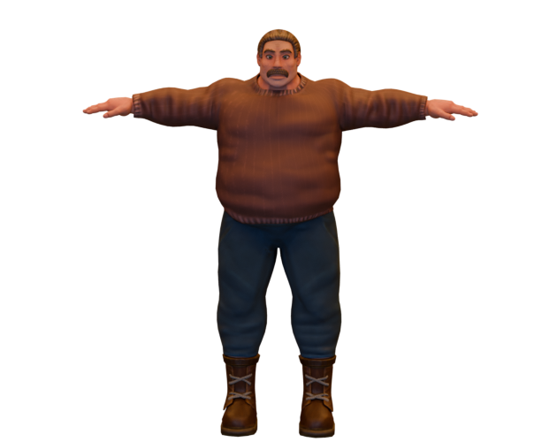 Cover image for 3D Character Rigged