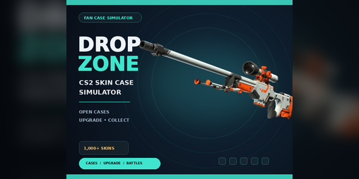 Cover image for DROPZONE: CS2 Skin Case Simulator