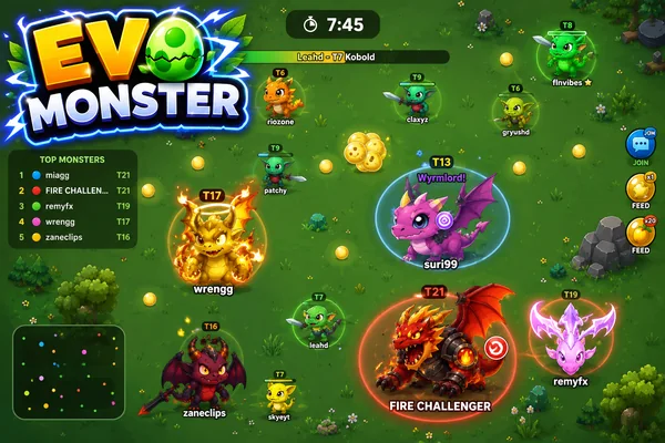 Evo Monster - TikTok Live Interactive Game
