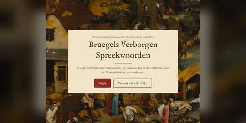 Cover image for Bruegels Verborgen Spreekwoorden