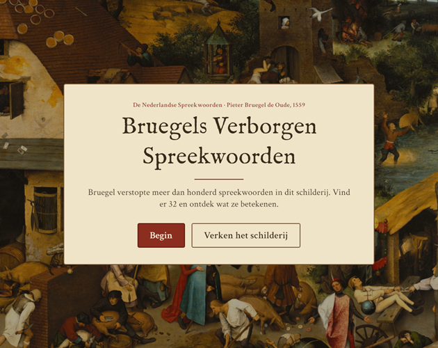 Cover image for Bruegels Verborgen Spreekwoorden