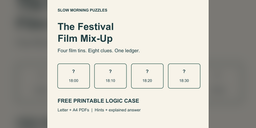 Cover image for The Festival Film Mix-Up