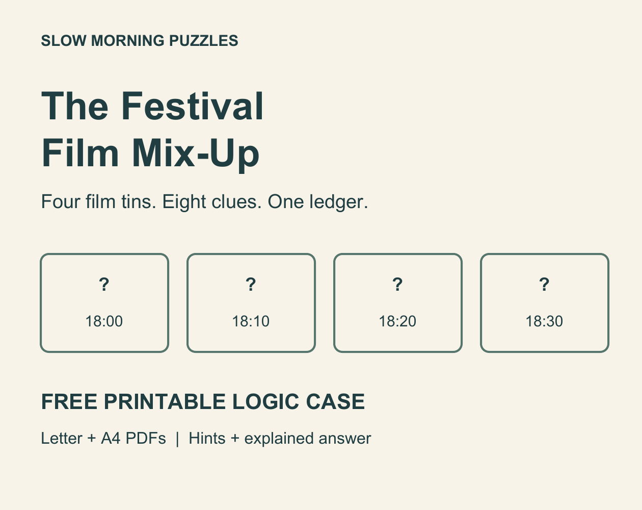 Cover image for The Festival Film Mix-Up