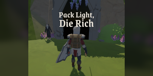 Cover image for Pack Light, Die Rich