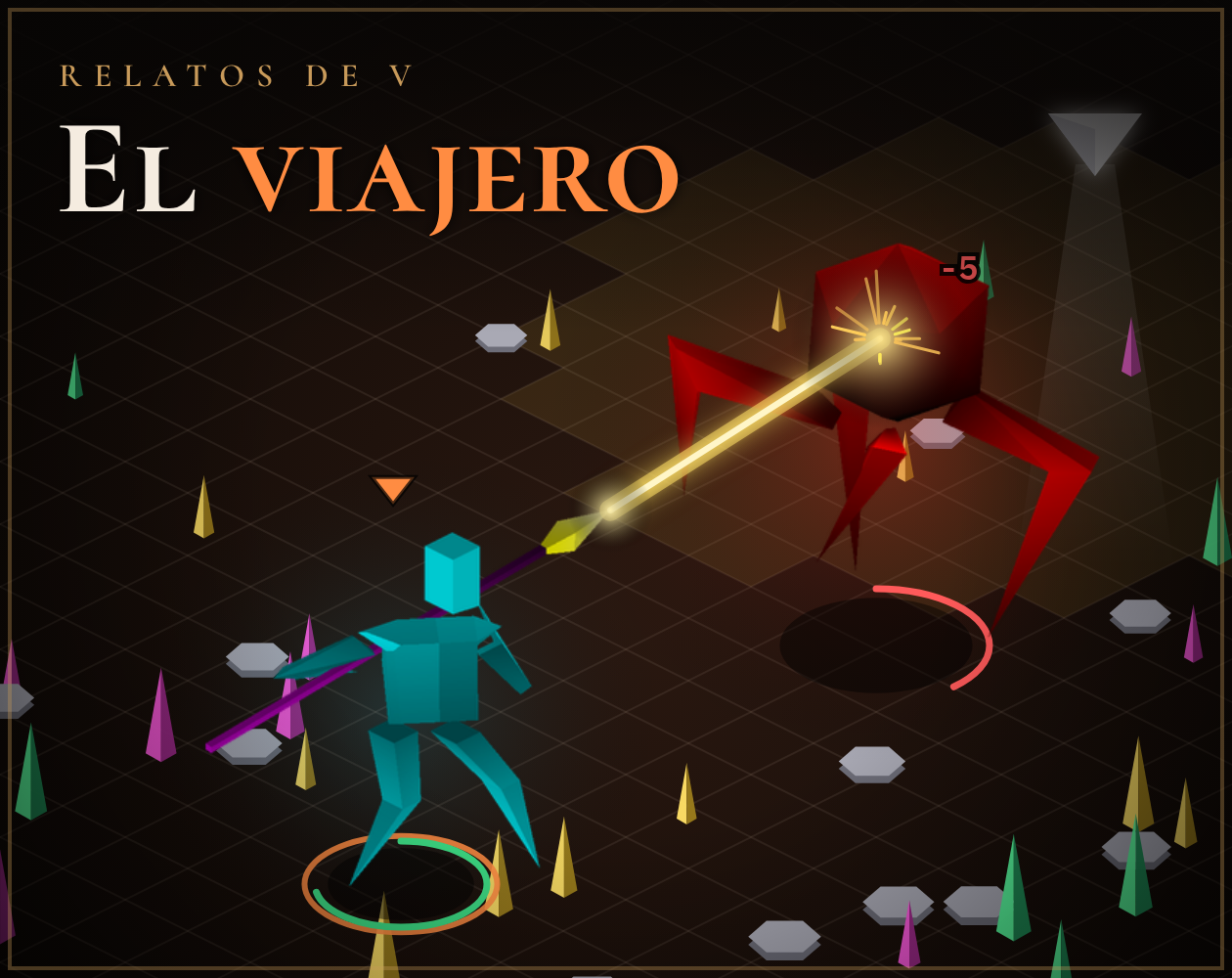 Cover image for Relatos de V: El viajero