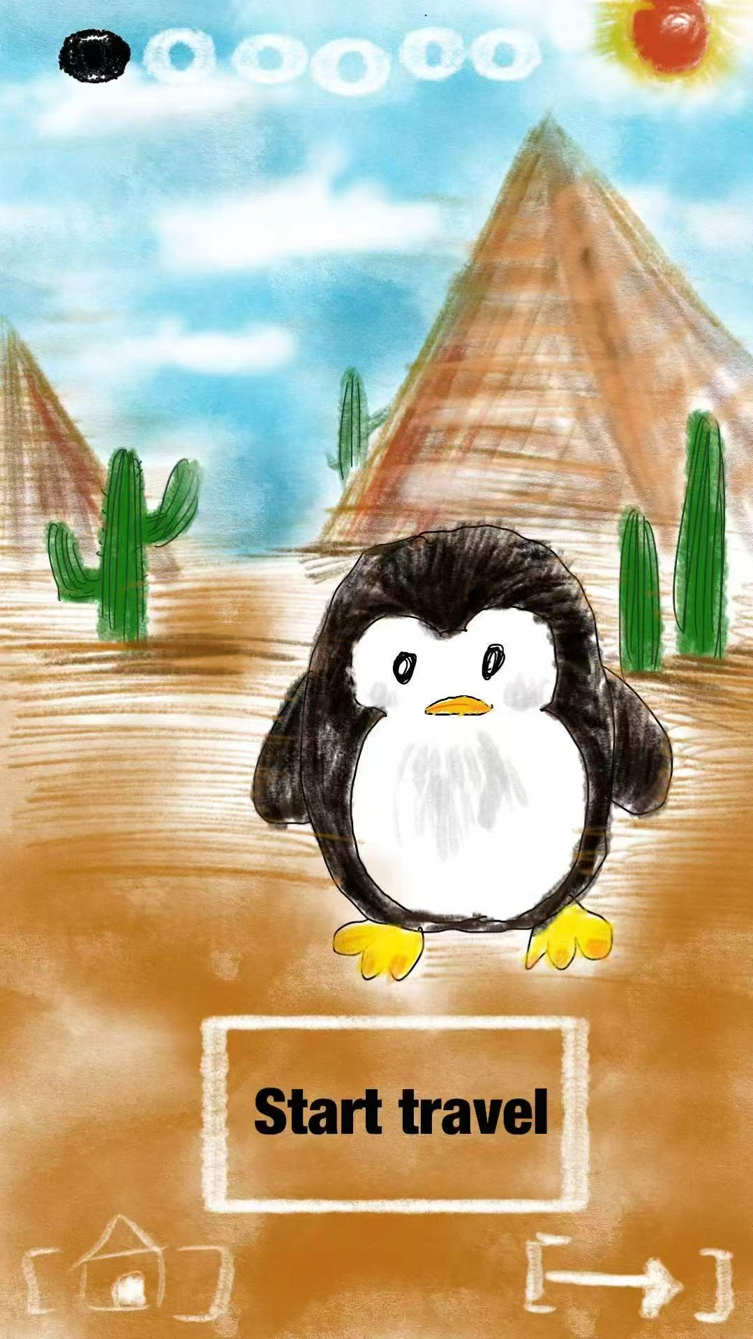 Cover image for The little Penguin's desert trip
