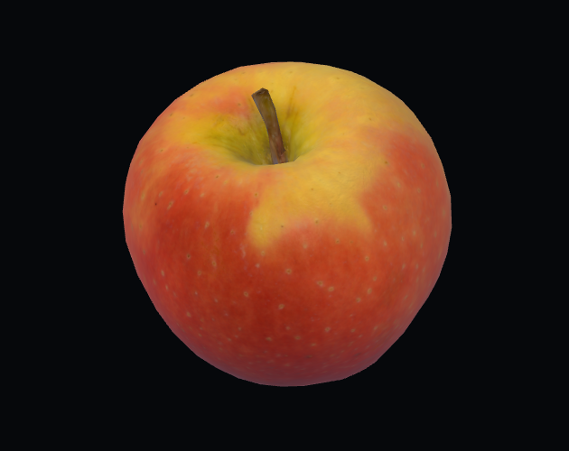 3D Apple 002 — Free CC0 GLB Prop by Eclair Assets