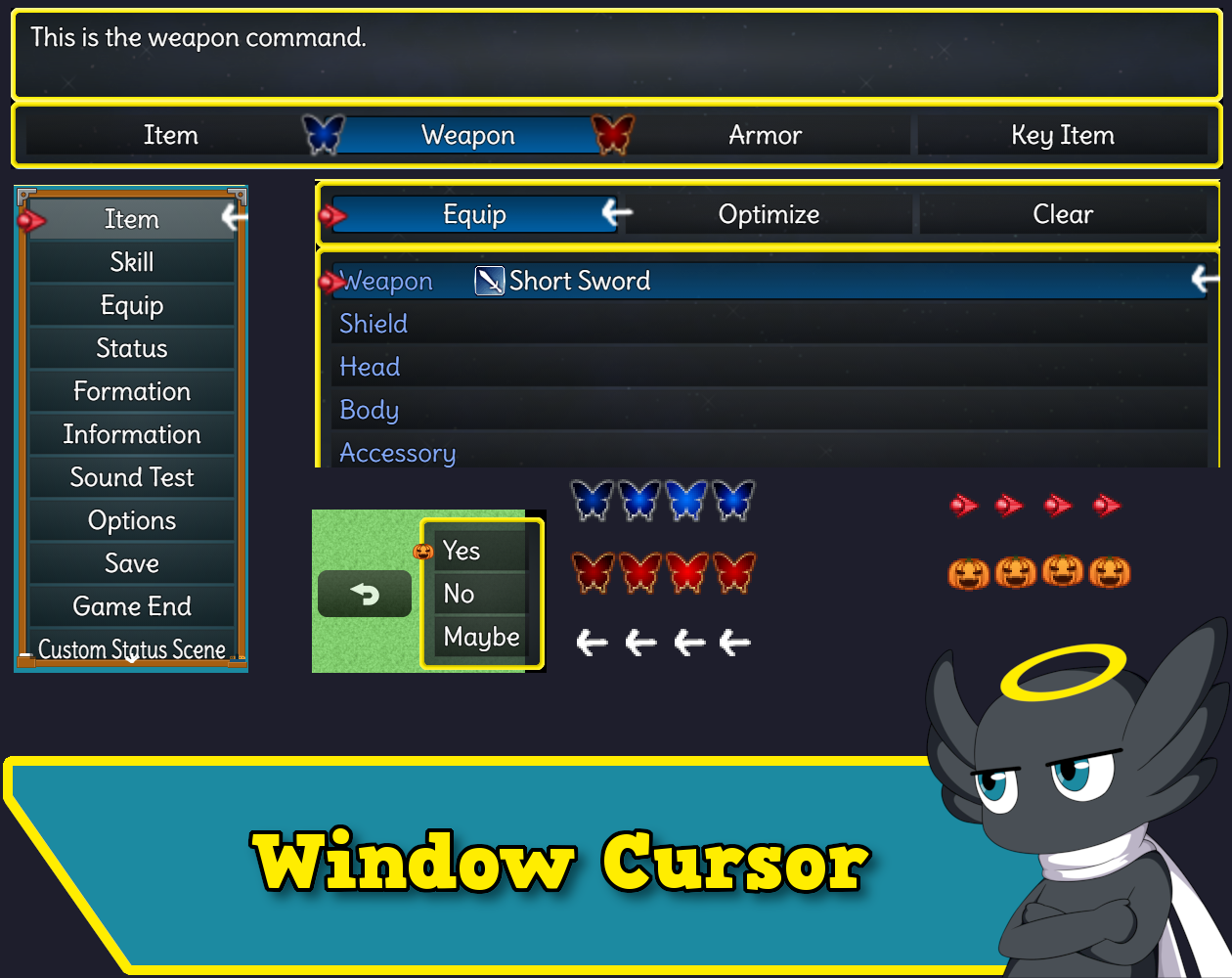 Cover image for Hakuen Studio Window Custom Cursor for RPG Maker MZ