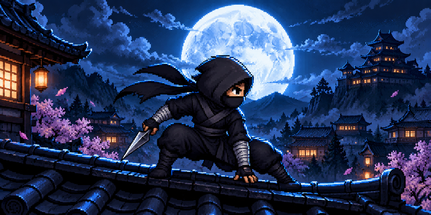 Rin — Ninja Pixel Sprite Pack by 1.snipper