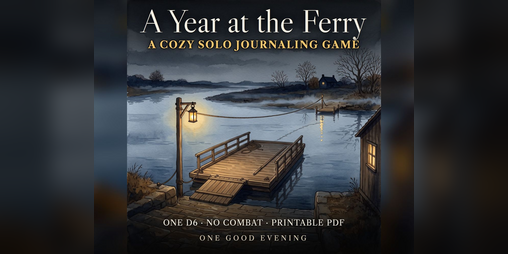 Cover image for A Year at the Ferry — a solo journaling RPG, one d6, no combat