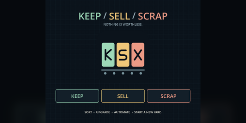 Cover image for KEEP / SELL / SCRAP