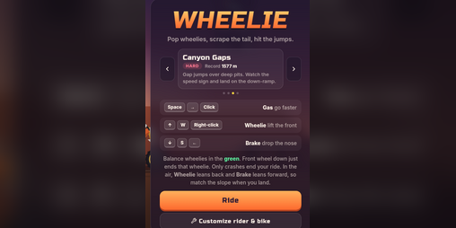 Cover image for wheeile game