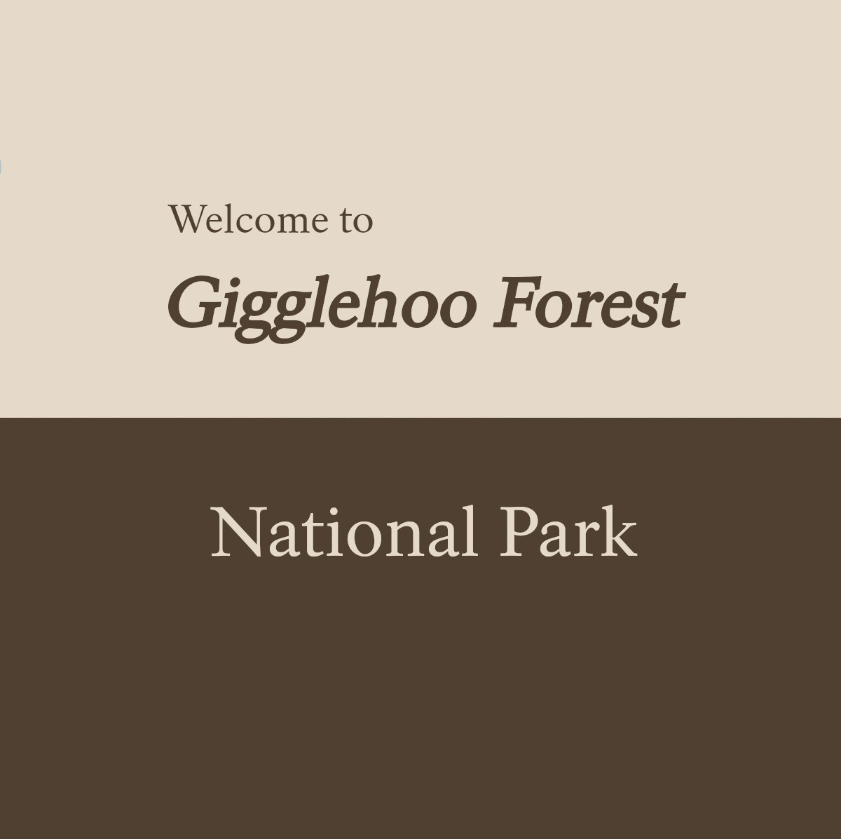Cover image for Gigglehoo Forest National Park