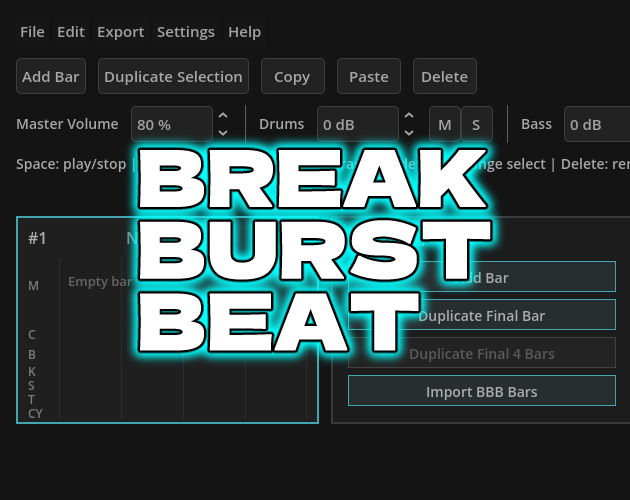 Cover image for BREAK BURST BEAT