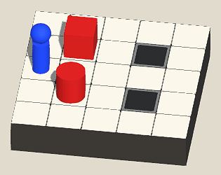 Square Hole Sokoban screenshot 1